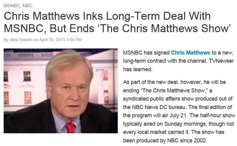 Chris Matthews inks new deal