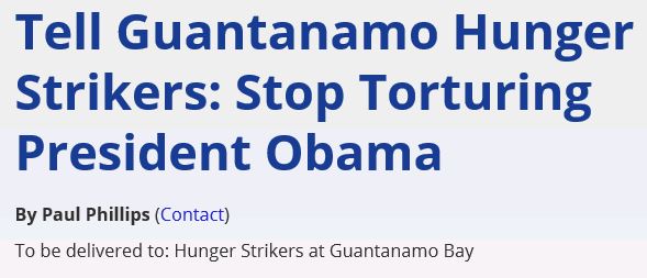 MoveOn Petition Stop Torturing Obama