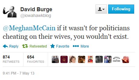 Twitter - @iowahawkblog - Meghan McCain