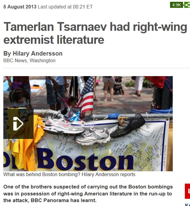 BBC Tsarnaev Right Wing