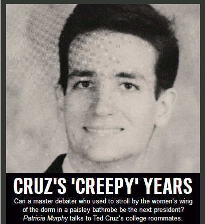 Ted Cruz Daily Beast Cover Creepy