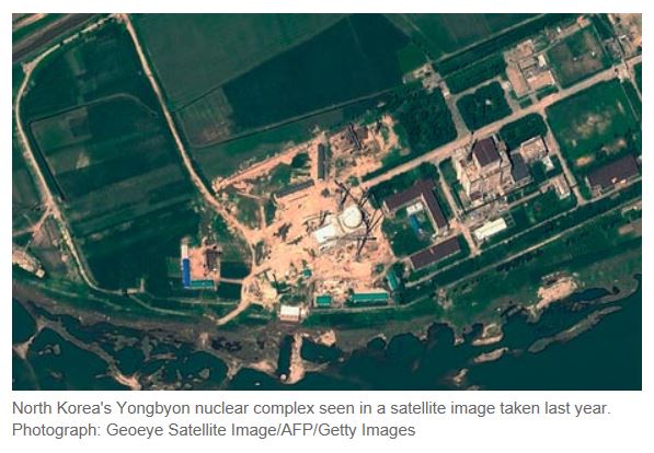 North Korea Nuclear Plant Satellite