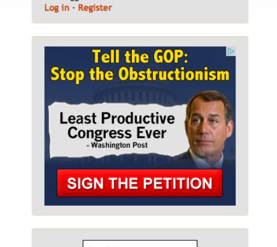 Advertisement - Anti Boehner at LI