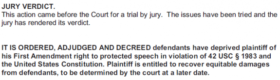 Adams v UNC - Wilmington - Judgment