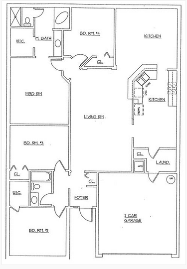 Layout of house--tight