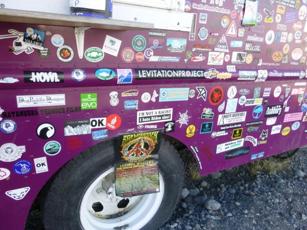 Bumper Sticker -  Glenallen, Alaska - Full food truck