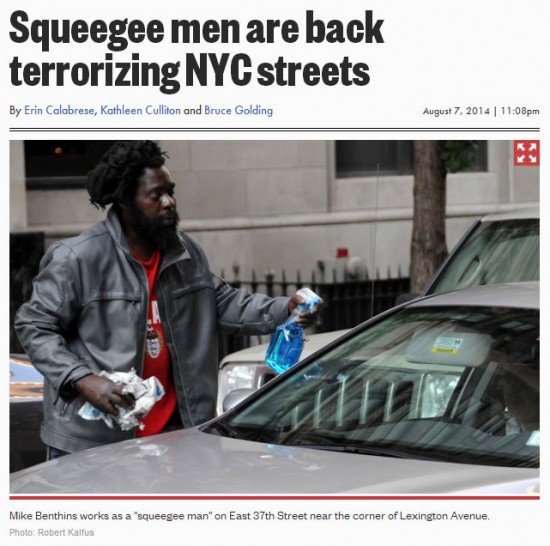 NY Post Squeegee Men