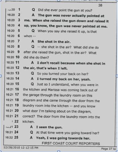 Rico Gray deposition recanted 12-28-10