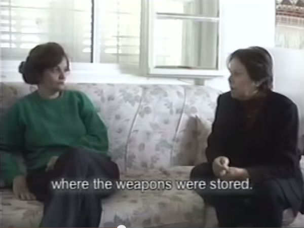 [Rasmea Odeh (left) and Ayesha Odeh in film Women in Struggle]