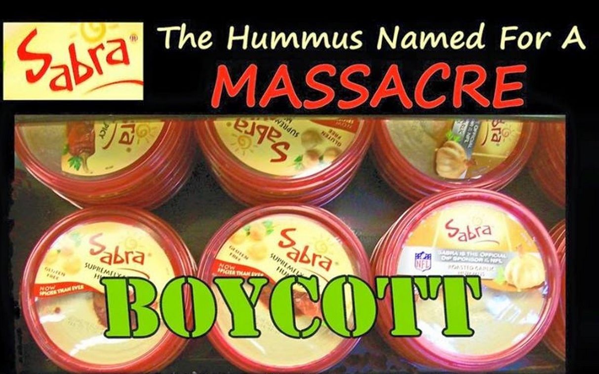 Sabra Boycott Poster top half