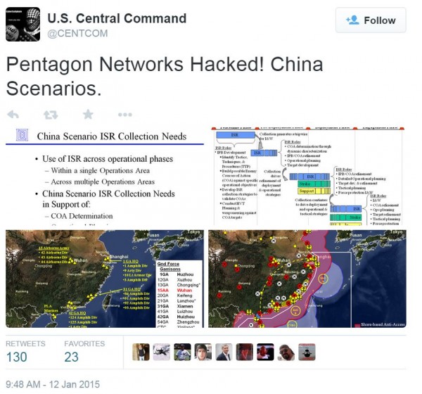 Twitter Centcom Hack China scenarios