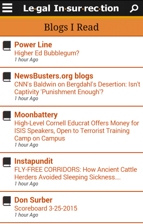 Legal Insurrection Mobile Blogs I Read