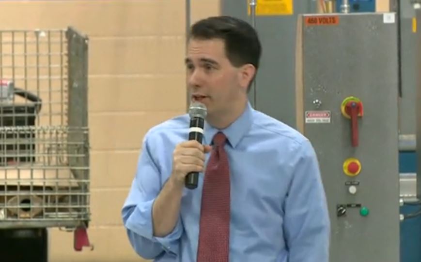 Scott Walker Right to Work Signing Speech Badger Meter