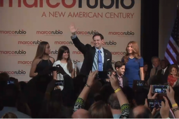 Marco Rubio Announcement and Family