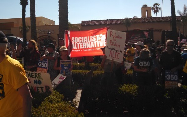 ALEC Protest San Diego Socialist Alternative