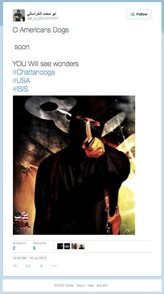 ISIS chattanooga tweet