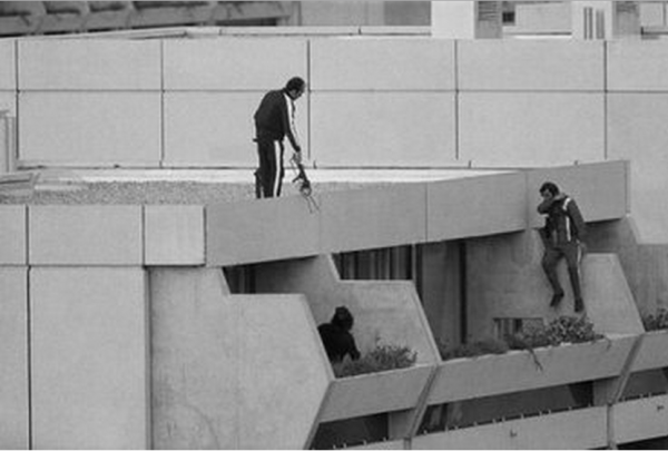 Munich Massacre Olympics 1972 Terrorist on Balcony | Le·gal In·sur·rec·tion