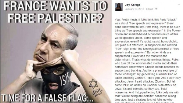 Karega Oberlin Netanyahu ISIS