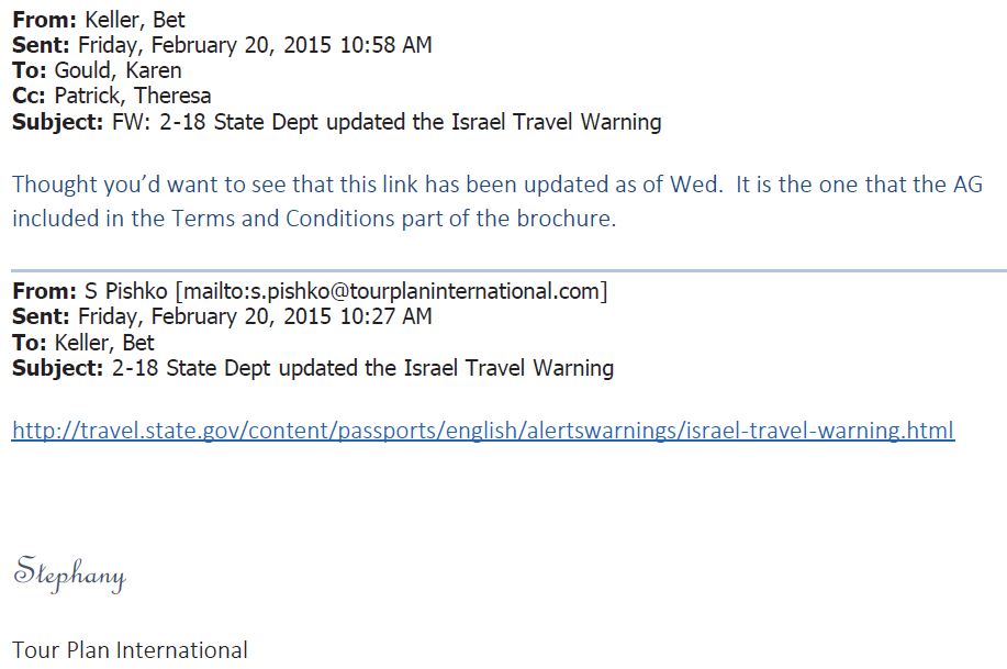 VSB Email 2-20-2015 1027 Tour International Update State Dept Warning