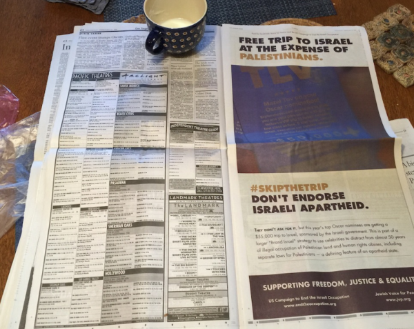 JVP ad in LA Times