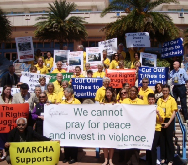 Kairos-UMC Divest Protest