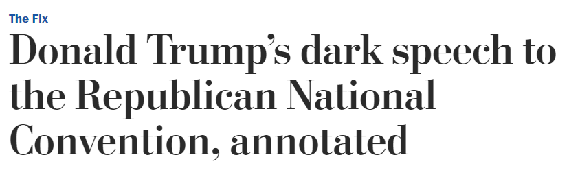 WaPo Trump Dark Speech