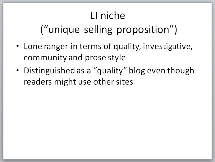 Legal Insurrection Research - Slide - LI Niche