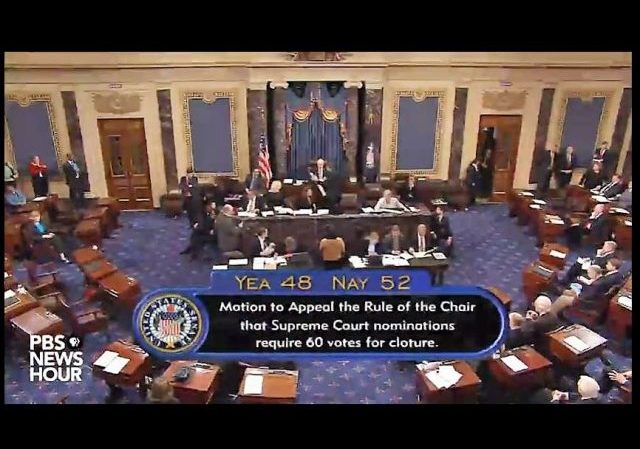 Senate Republicans Exercise Nuclear Option On Gorsuch Nomination