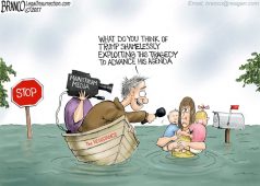 Texas Flood Disaster | A.F. Branco | Conservative Cartoon