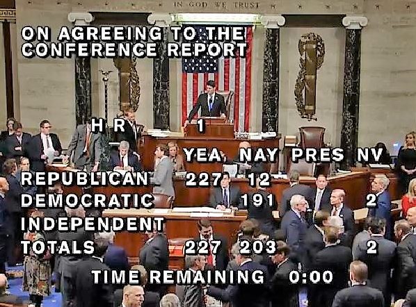The House Passes the Tax Reform Bill