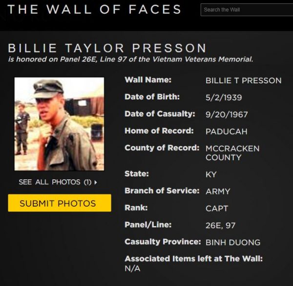 http://www.vvmf.org/Wall-of-Faces/41615/BILLIE-T-PRESSON