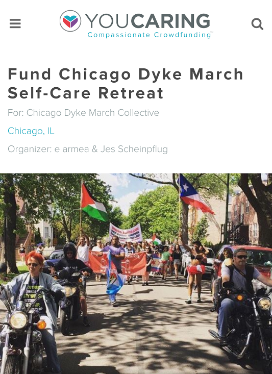 https://www.youcaring.com/chicagodykemarchcollective-863410