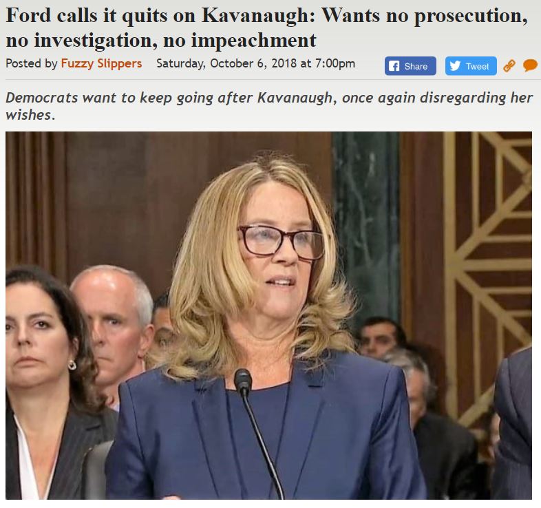 https://legalinsurrection.com/2018/10/ford-calls-it-quits-on-kavanaugh-wants-no-prosecution-no-investigation-no-impeachment/