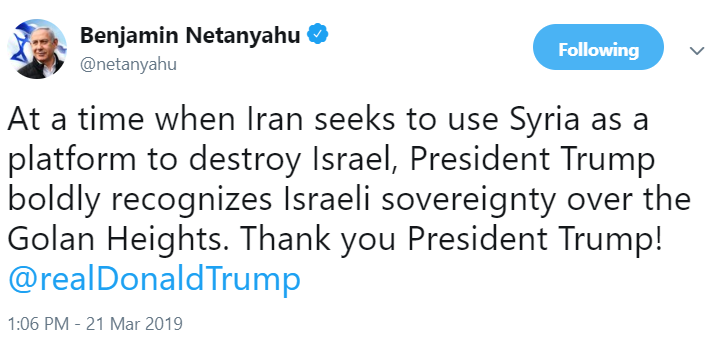 https://twitter.com/netanyahu/status/1108777011227619329