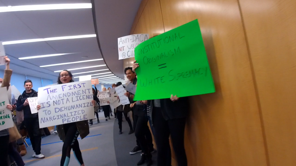 http://joshblackman.com/blog/2018/04/12/students-at-cuny-law-protested-and-heckled-my-lecture-about-free-speech-on-campus/