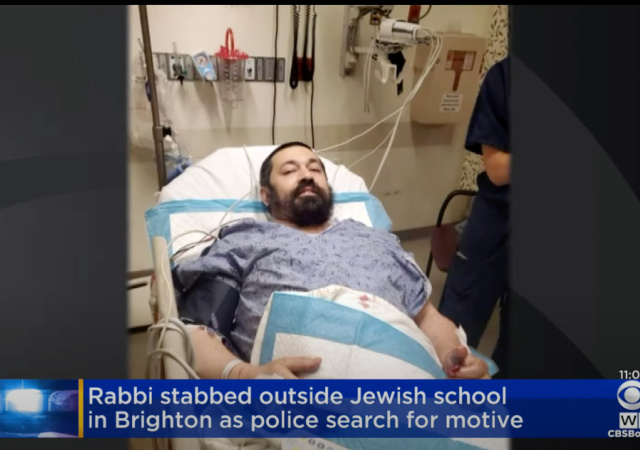Suspect Arrested in Stabbing of Rabbi Outside Synagogue in Boston (Update)