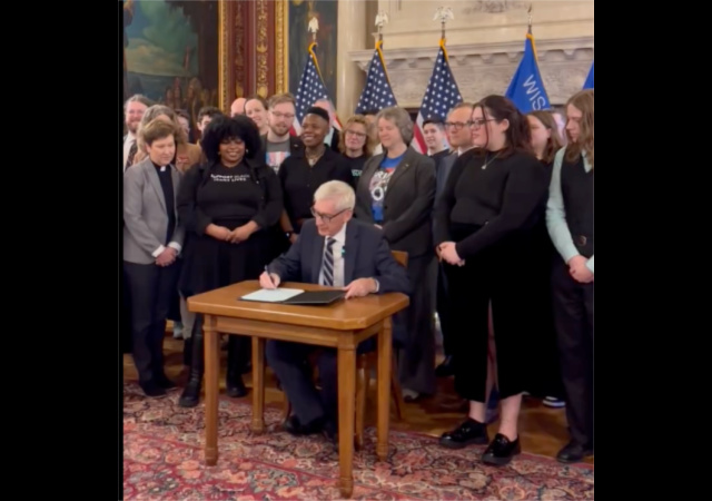 Wisconsin Gov. Tony Evers Vetoes Bill Banning Biological Males From ...