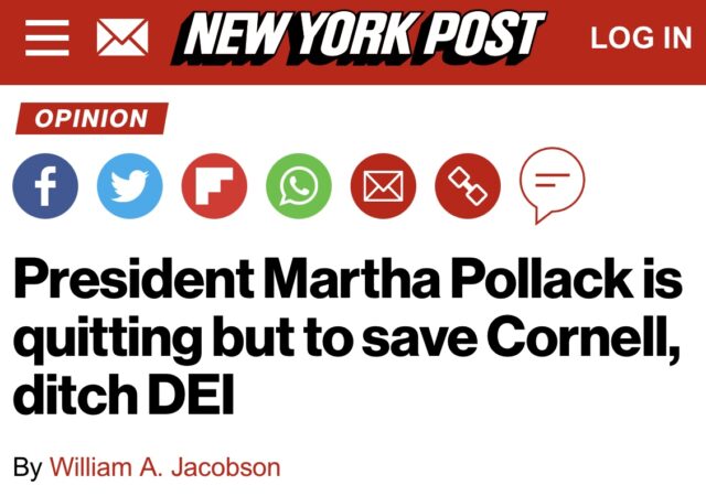 To Save Cornell, Ditch DEI